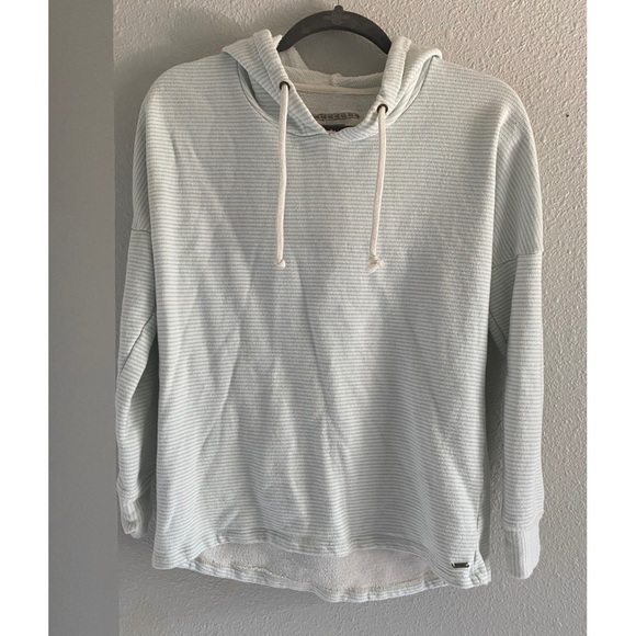 O'Neill Tops - O’Neill teal and white terry sweatshirt